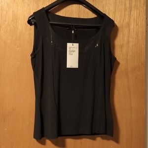 St. John sleeveless top